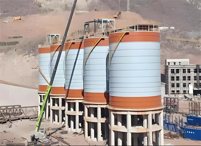 金银川路街道高架钢板仓